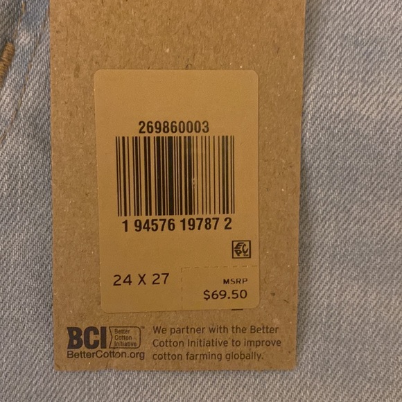 NWT Levi’s Don’t At Me High Waisted Tapered Jeans in Size 24 - Picture 9 of 16